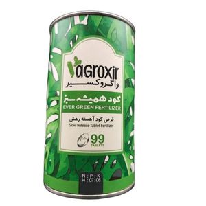 قرص کود کامل مخصوص گیاهان همیشه سبز واگروکسیر  مدل n1 بسته 100عددی